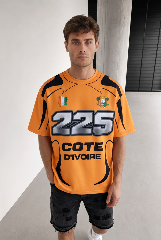 T-shirt Côte d’Ivoire 225 – Maillot Streetwear Homme