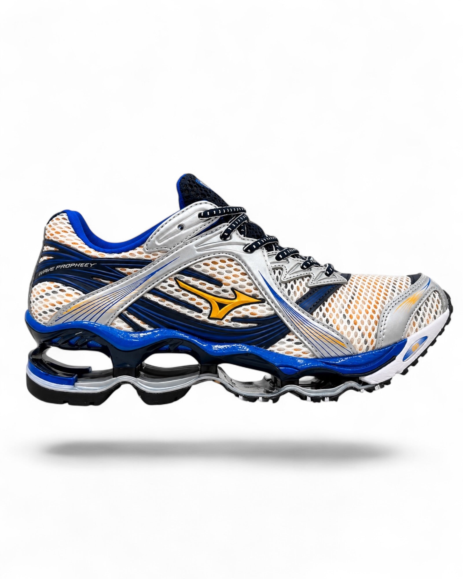 Mizuno Wave Prophecy 1 Artisan's Gold D1GA265501 chaussure homme vue profil
