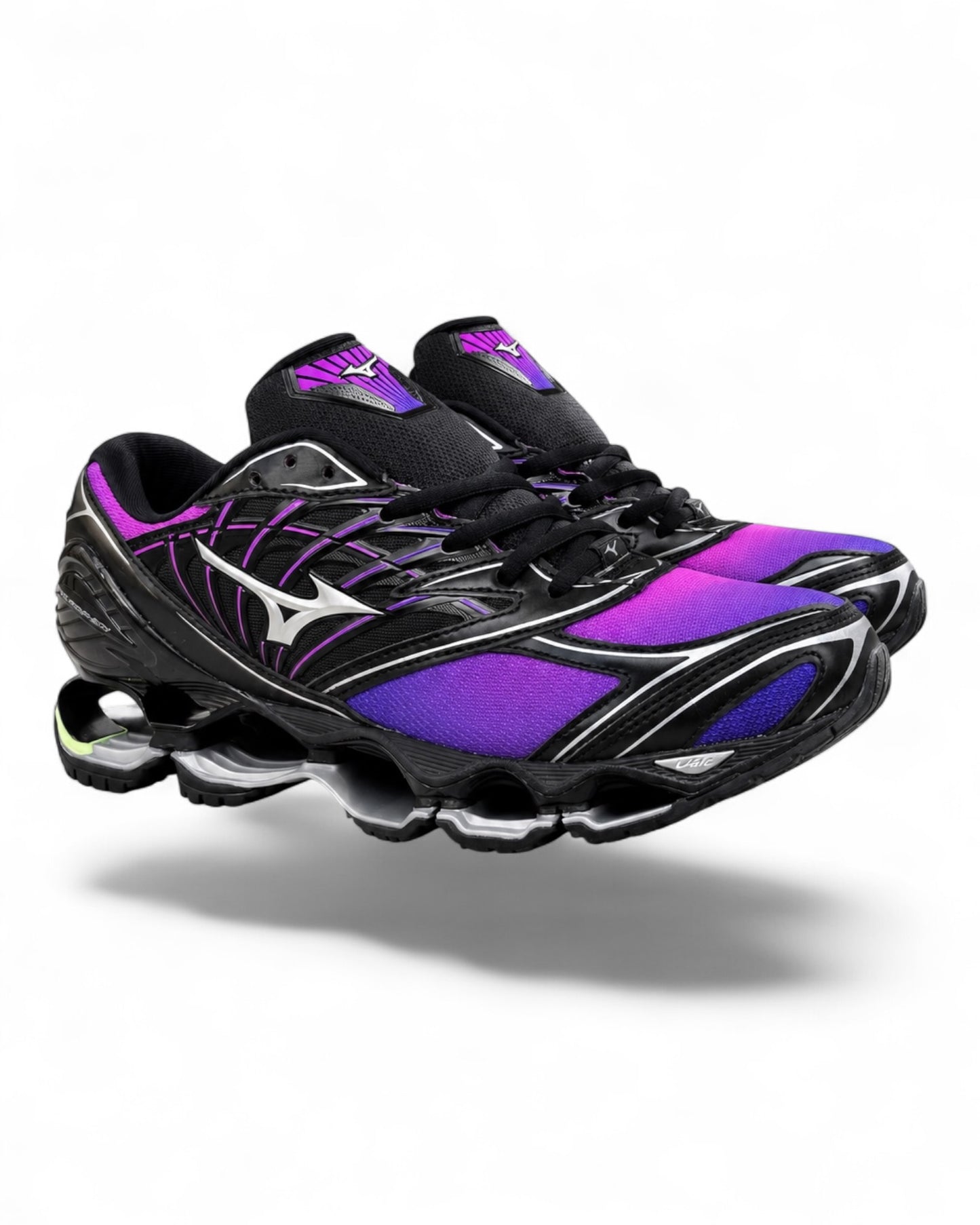 Mizuno Wave Prophecy LS D1GA260101 Spring Crocus Silver Black paire homme vue avant