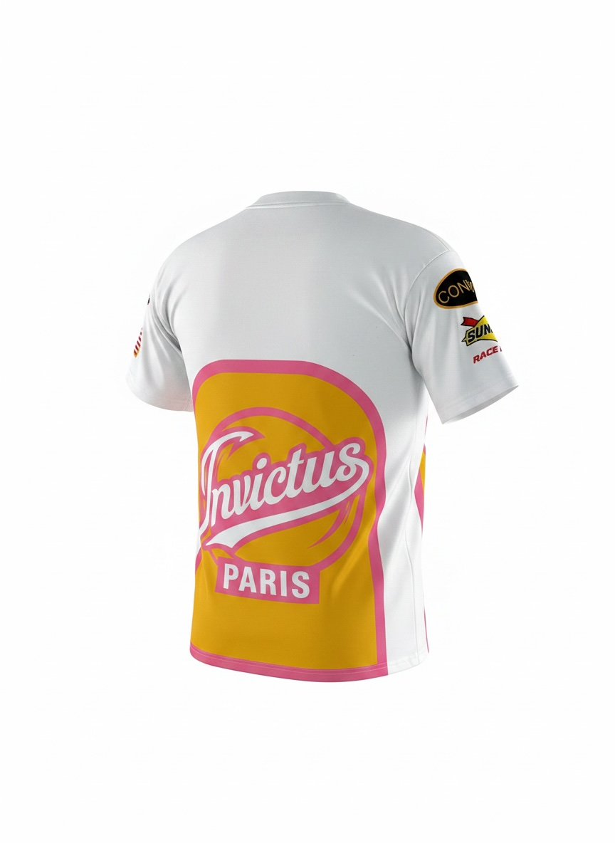 Connect Studio Invictus Paris Racing Jersey – White/Pink