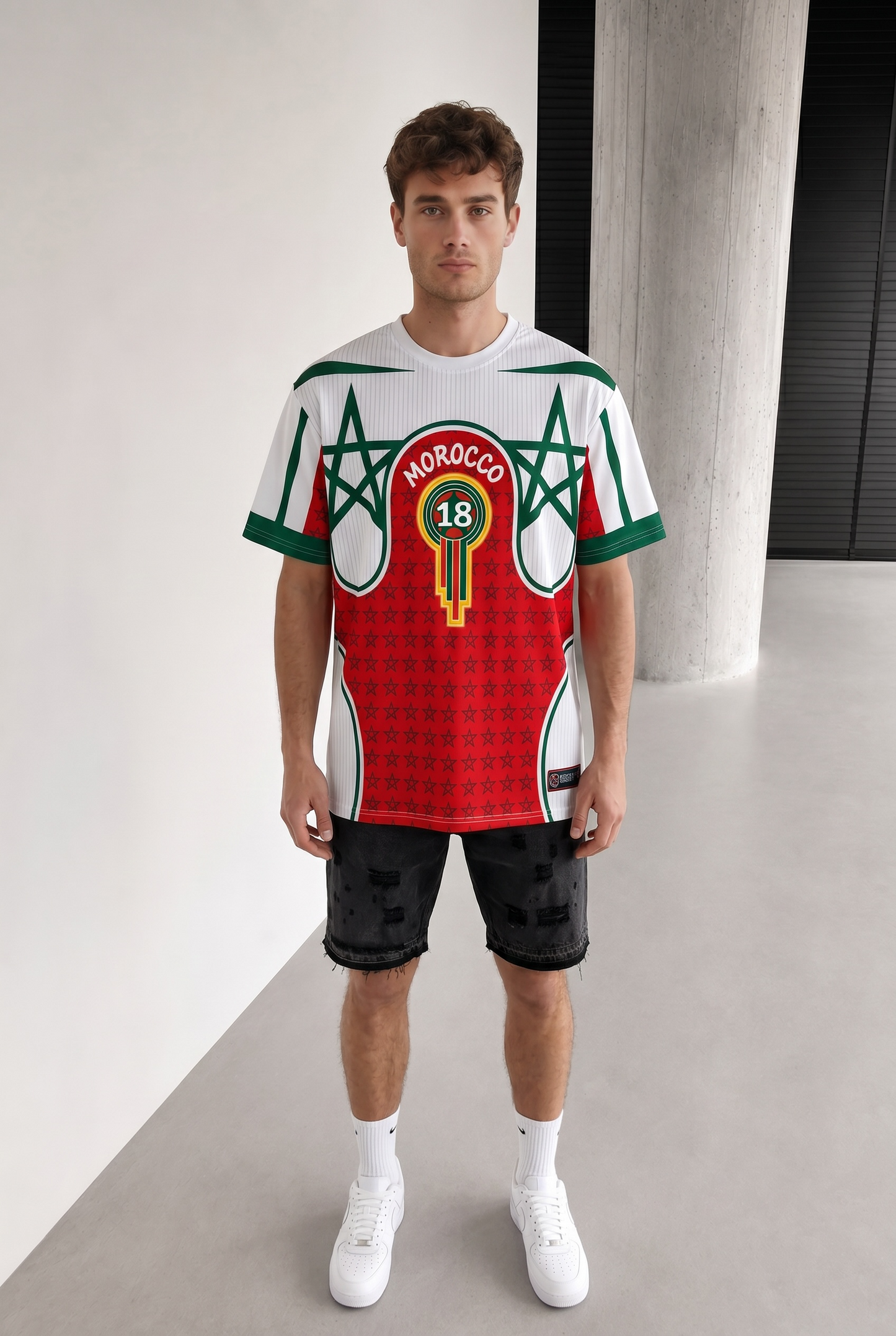 T-shirt Morocco 212 Street Jersey – Maillot Streetwear Maroc