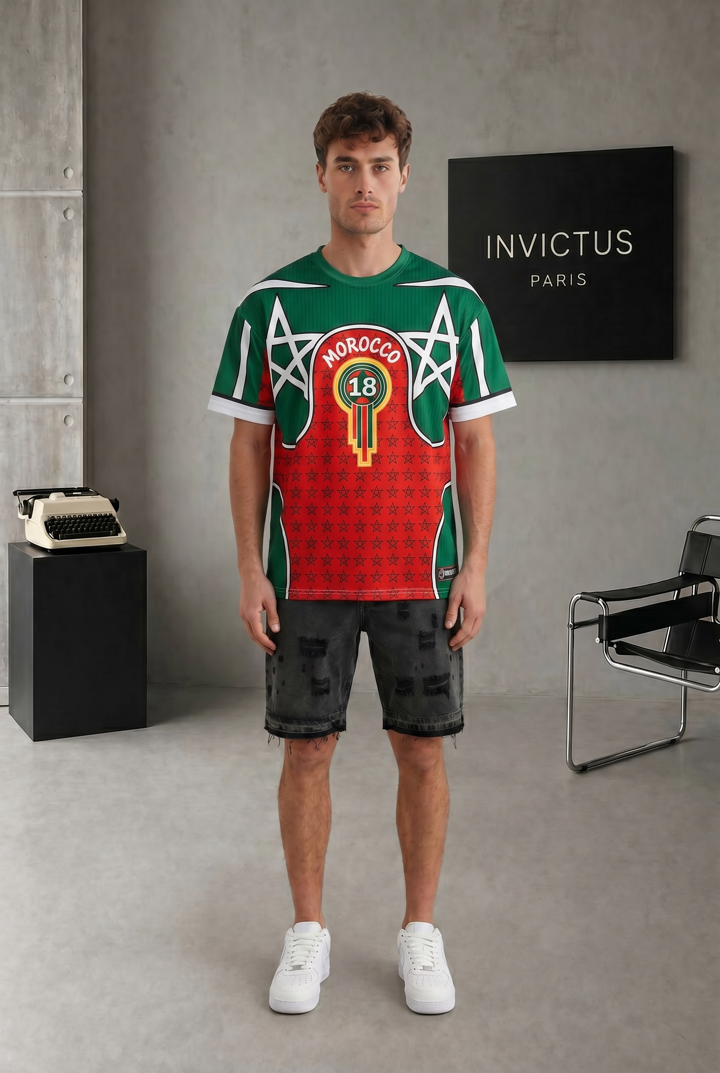 T-shirt Morocco 212 Street Jersey – Maillot Streetwear Maroc
