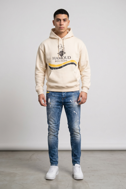 Jean Ghost Summer Blue Paint Destroy Homme – Denim Stretch Premium