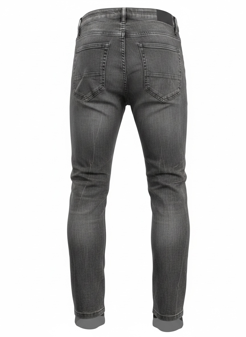 Jean Ghost Rebel Grey Destroy Homme – Denim Gris Premium Stretch