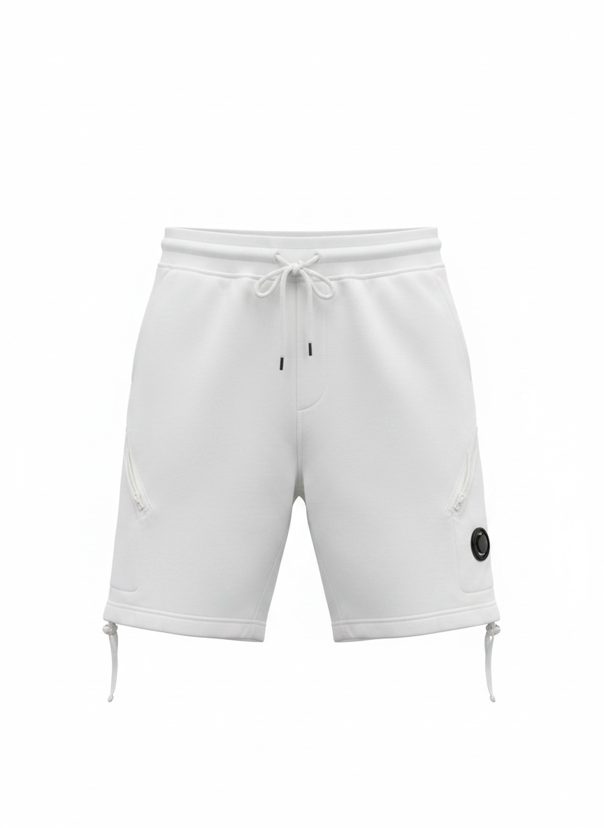 CP COMPANY - Short Blanc Cassé
