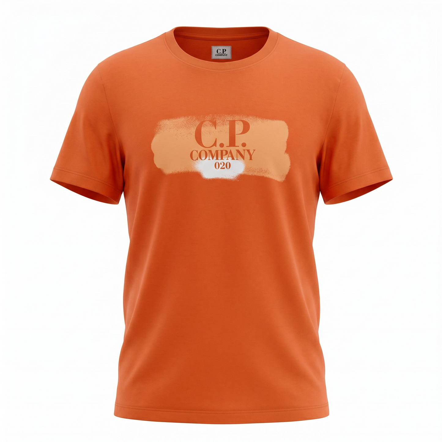 CP COMPANY - T-Shirt Orange Abricot