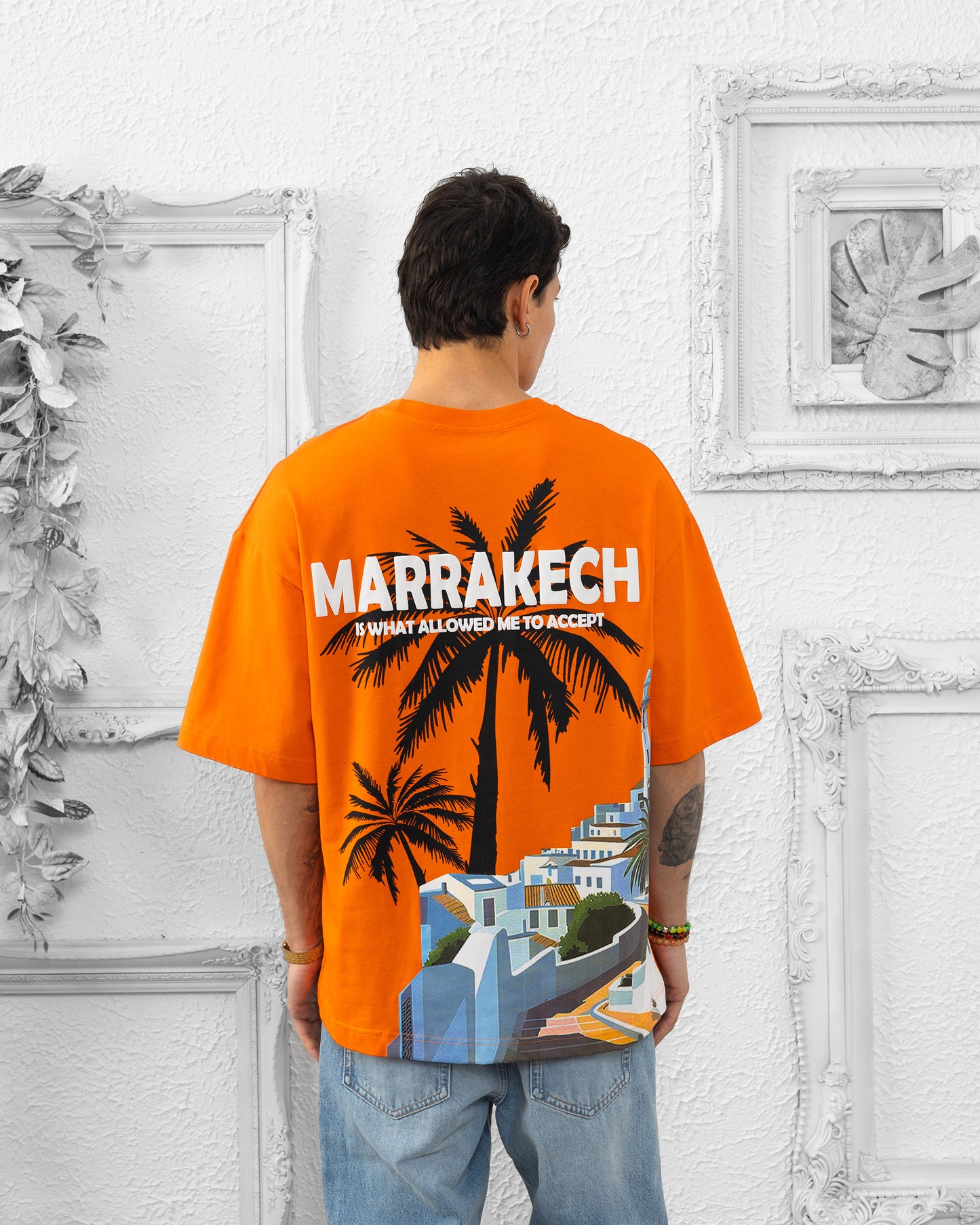 T-SHIRT MARRAKECH  - ORANGE