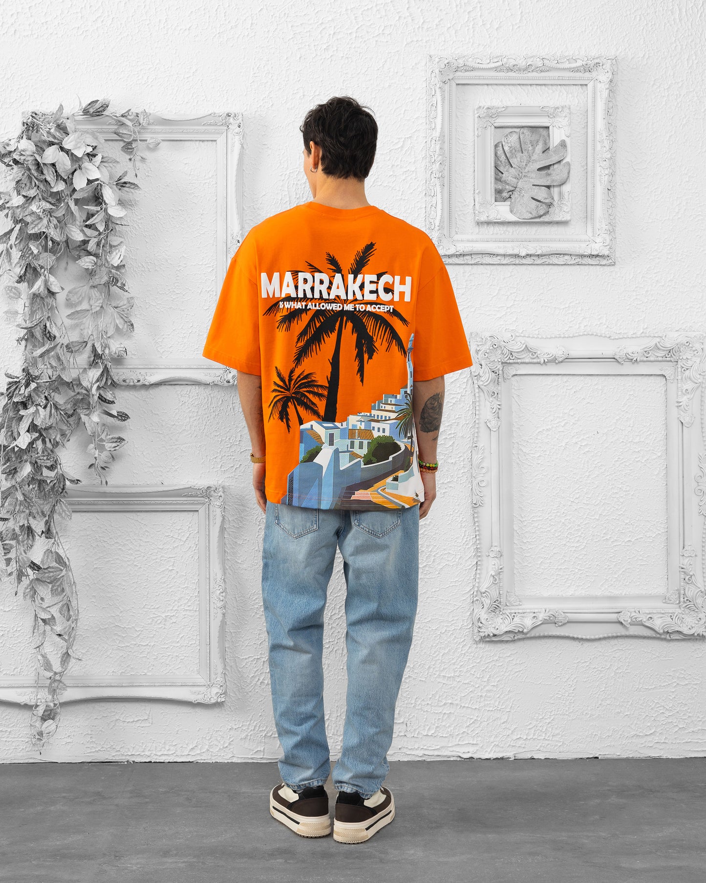 T-SHIRT MARRAKECH  - ORANGE