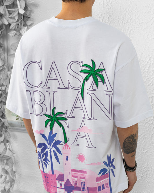 T-SHIRT CASABLANCA BRODERIE