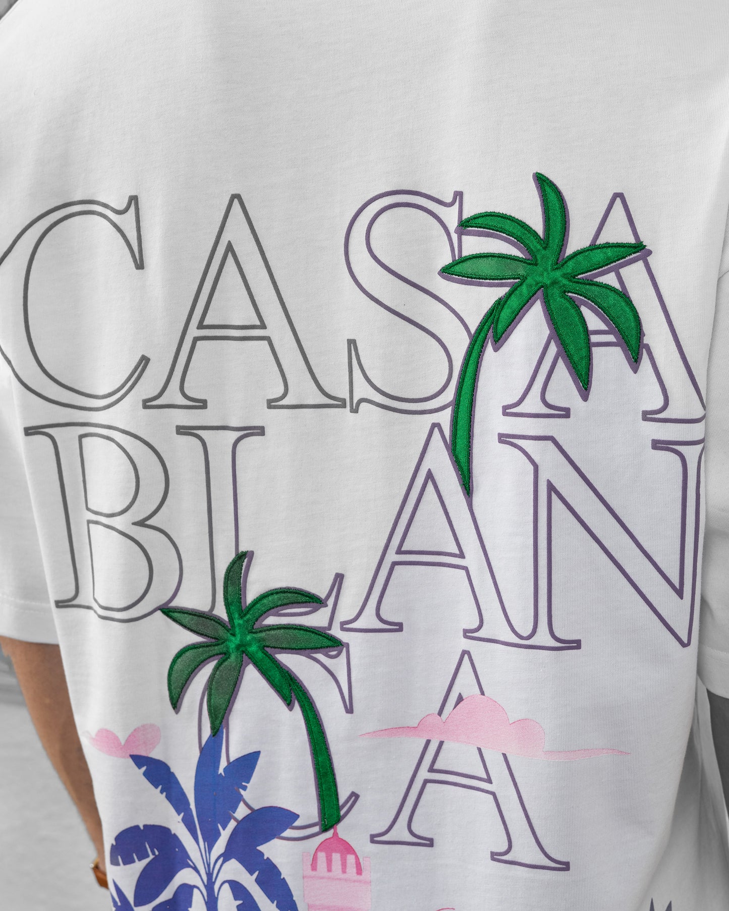 T-SHIRT CASABLANCA BRODERIE