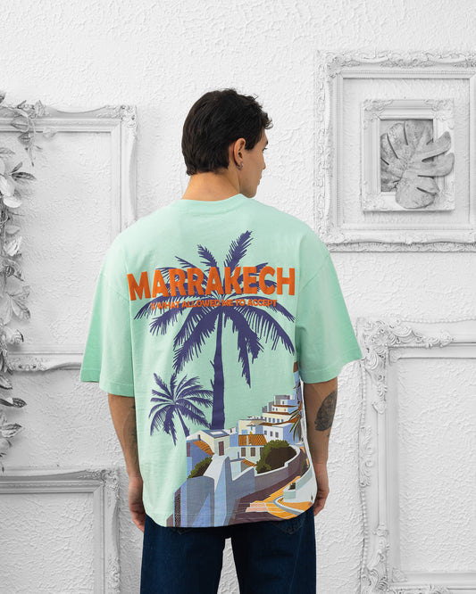 T-SHIRT MARRAKECH  - VERT D’EAU