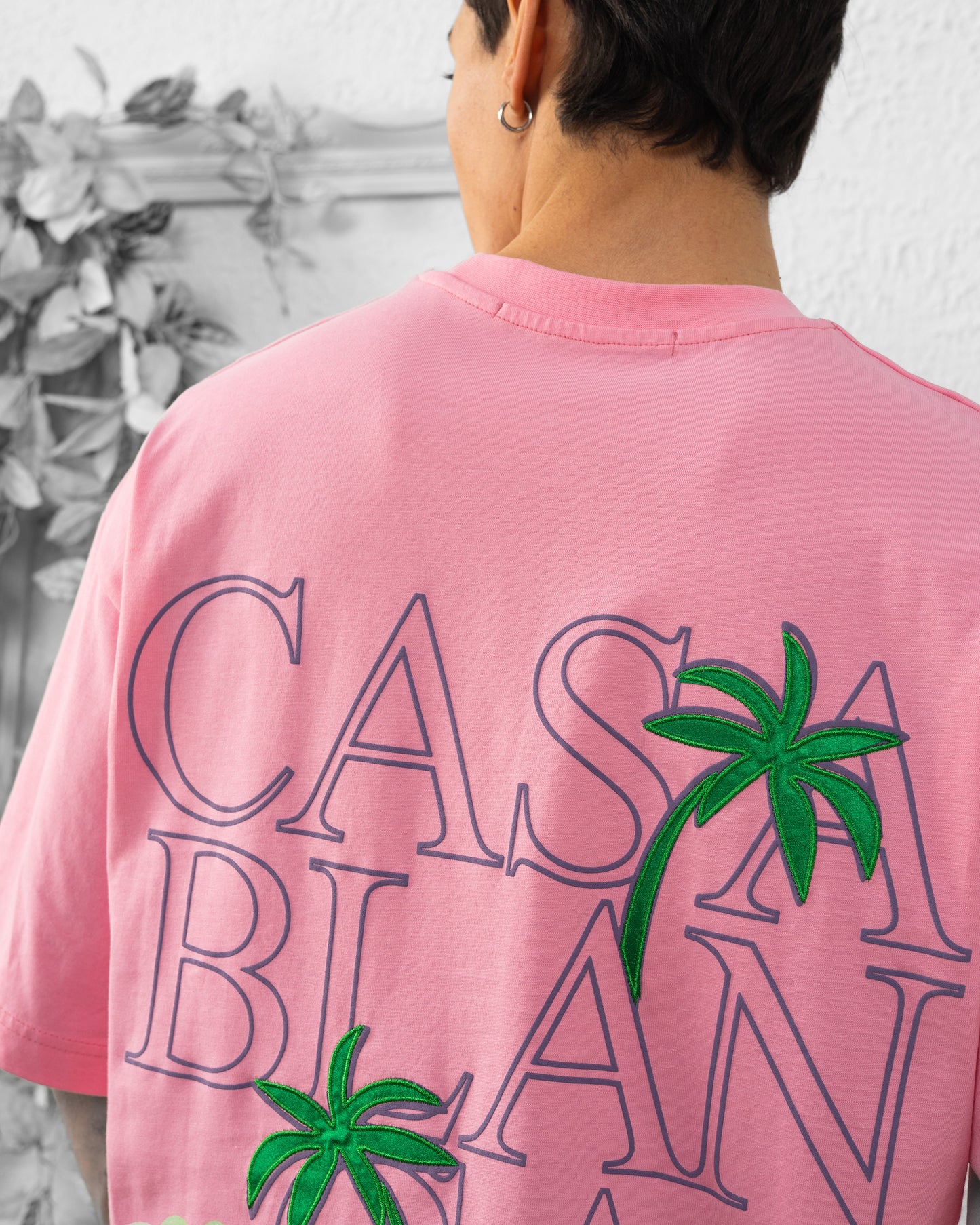 T-SHIRT CASABLANCA BRODERIE