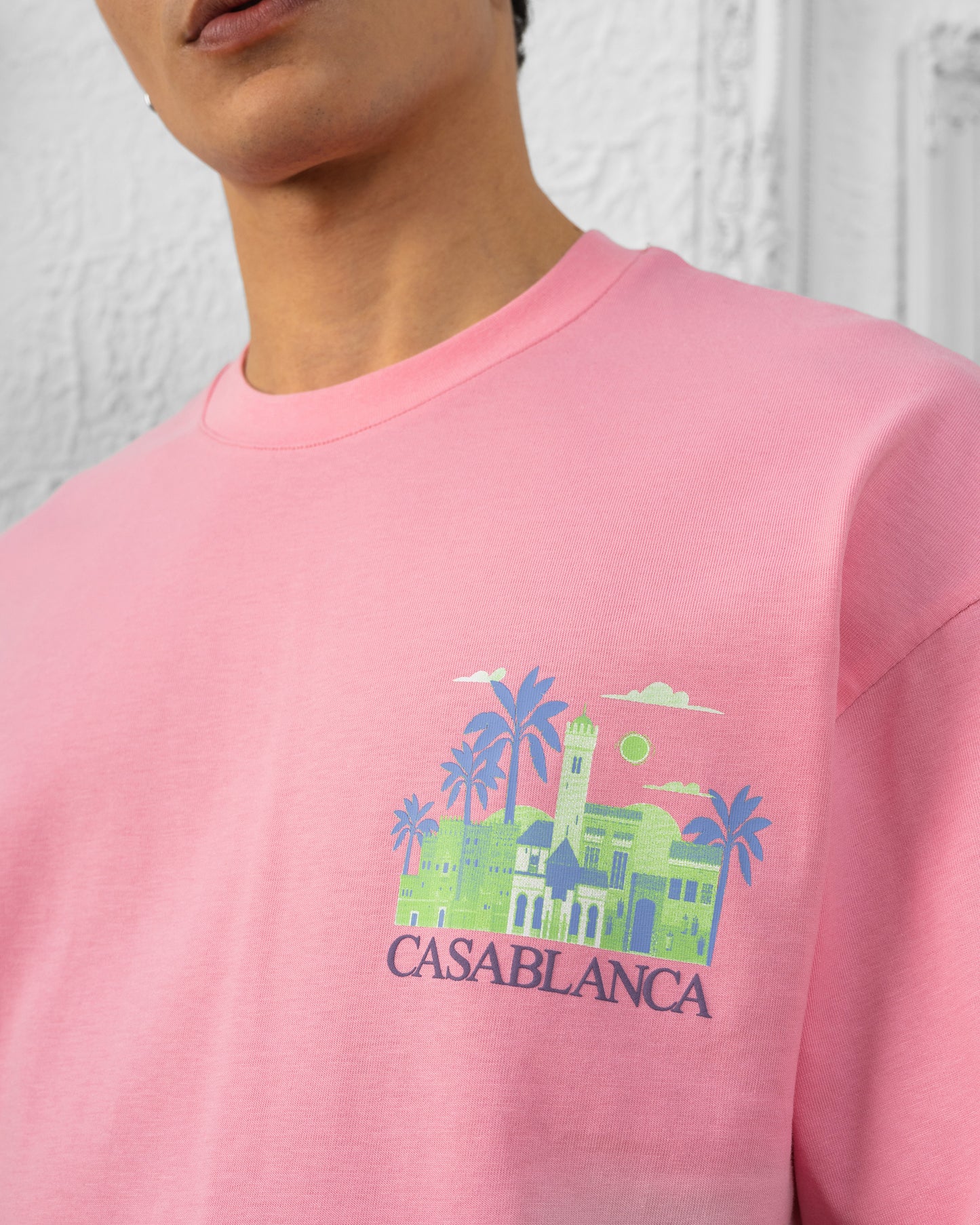 T-SHIRT CASABLANCA BRODERIE