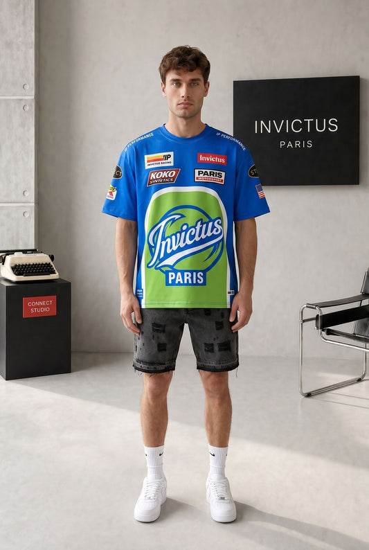 Connect Studio Invictus Paris Racing Jersey – Blue/Green