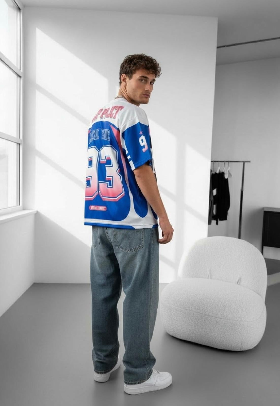 T-shirt Jersey Oversize “Local Tour 93” Connect Studio Paris