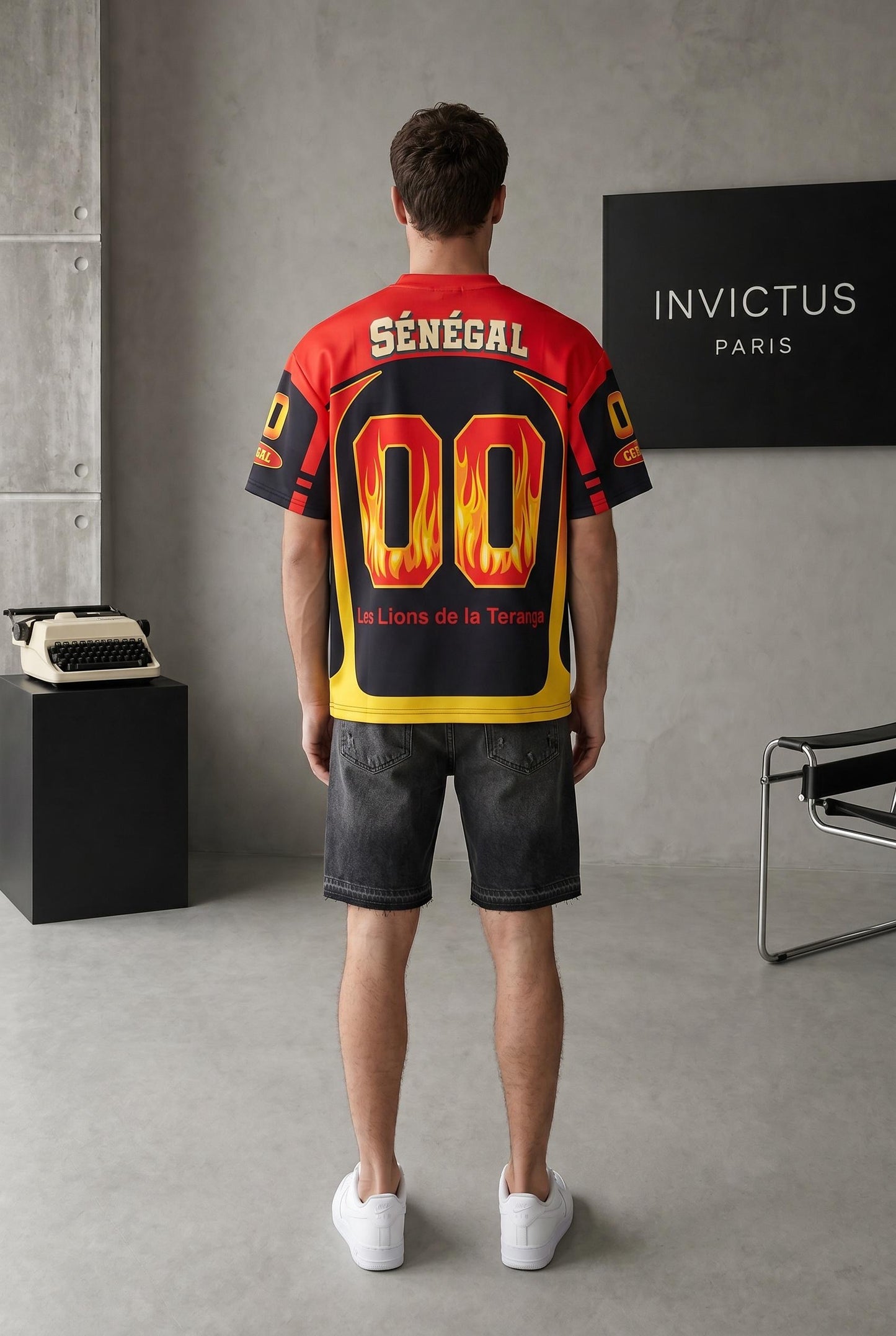 T-shirt Sénégal Les Lions de la Teranga – Maillot Streetwear Homme