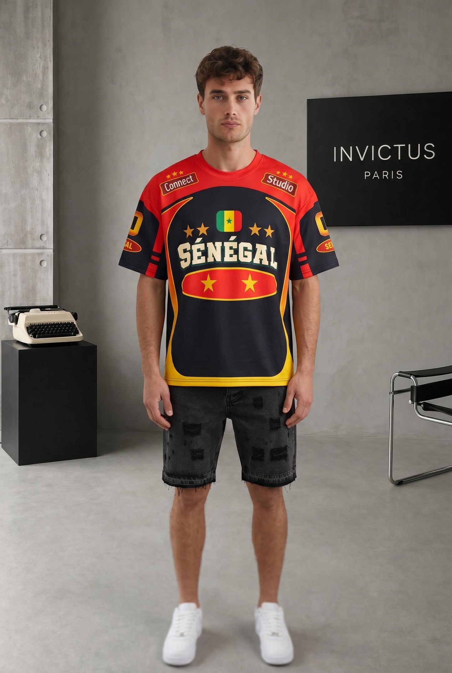 T-shirt Sénégal Les Lions de la Teranga – Maillot Streetwear Homme